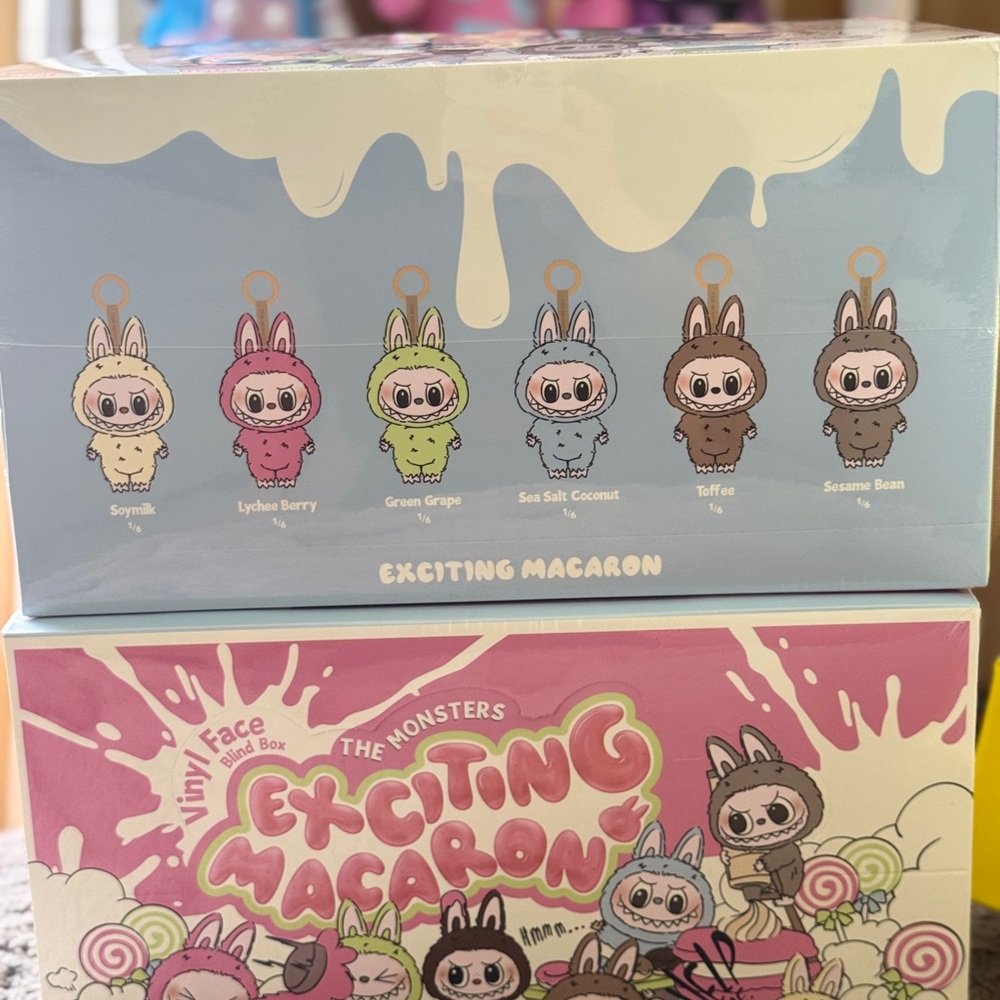 Labubu exciting macaron original from popmart